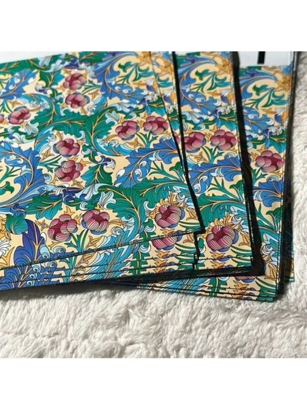 6” x 9” Poly Mailers Floral Paisley print poly mailers- 40 self sealing mailers